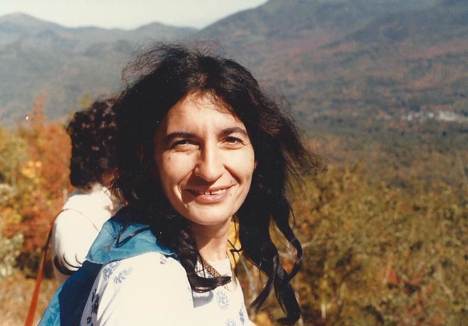 13 Geneviève au sommet de Keene Valley